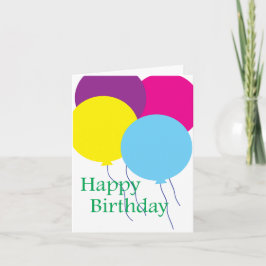 誕生日バルーン カード