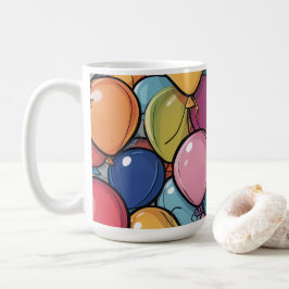 誕生日バルーン コーヒーマグカップ