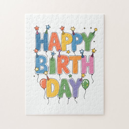 誕生日バルーン ジグソーパズル (縦)