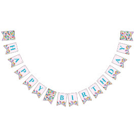 誕生日バルーン バンティングフラッグ