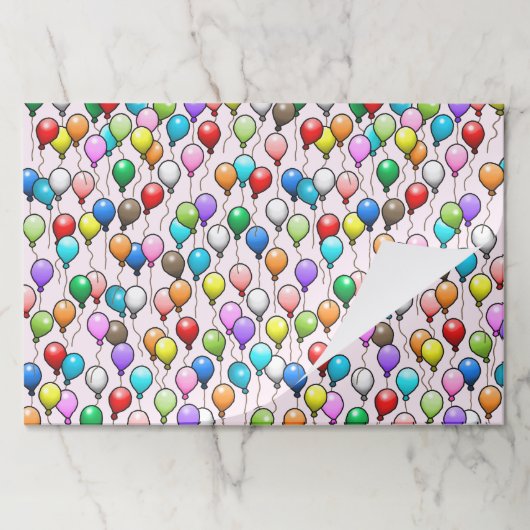 誕生日バルーン ペーパーパッド (折り畳み)