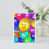 誕生日バルーン ポストカード (スタンド正面)