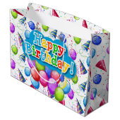 誕生日バルーン  ラージペーパーバッグ (裏面アングル)