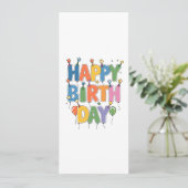 誕生日バルーン 招待状 (スタンド正面)