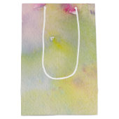 誕生日バルーン（水彩） ミディアムペーパーバッグ (裏面)