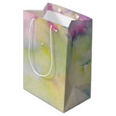 誕生日バルーン（水彩） ミディアムペーパーバッグ (裏面アングル)