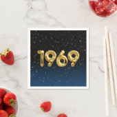 誕生日バルーン 1969 スターナプキン スタンダードカクテルナプキン (インサイチュ)