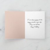 誕生日バレリーナダンサーinギター カード (内部)