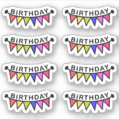 誕生日バンテージバナー 誕生日お知らせプランナー シール (正面)