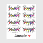 誕生日バンテージ バナー 誕生日リマインダープランナー シール (シート)