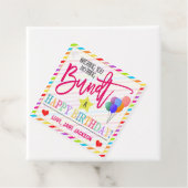 誕生日バンドケーキギフトラベル フェイバータグ (インサイチュ)