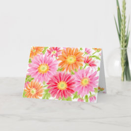 誕生日バーストデイジー喜びと恵み カード