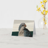 誕生日バーディ カード (黄色い花)