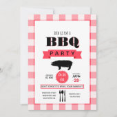 誕生日バーベキューパーソナライズされた招待状 招待状 (正面)