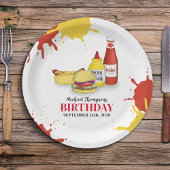 誕生日バーベキューパーティーピクニッククックアウト ペーパープレート
