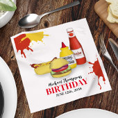 誕生日バーベキューパーティーBBQカスタムカクテル スタンダードカクテルナプキン