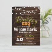 誕生日バーベキュー カード (スタンド正面)
