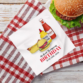 誕生日バーベークパーティーBBQカスタム スタンダードカクテルナプキン