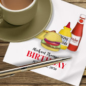 誕生日バーベークパーティーBBQカスタム スタンダードカクテルナプキン