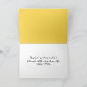 誕生日バーンインワイルドフラワーフィールド カード (内部)