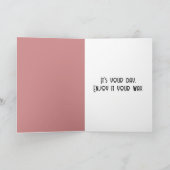 誕生日パイナップルオンサンセットビーチ カード (内部)