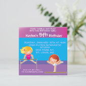 誕生日パカスタマイズーティの招待状 招待状 (スタンド正面)