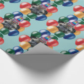 誕生日パグ犬ラッピング紙 ラッピングペーパー (角)