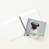誕生日パグ ノートブック (内部)