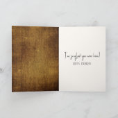 誕生日パッチワークキルトインウィンドウ カード (内部)