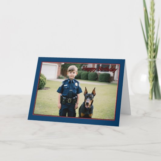 誕生日パトロールボーイ誕生日カード カード (正面)