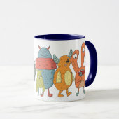 誕生日パパフォトマグキッズリトルモンスター マグカップ (正面右)