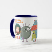 誕生日パパフォトマグキッズリトルモンスター マグカップ (正面左)