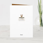 誕生日パパラージバックサンセット自然シーンカード カード (裏面)