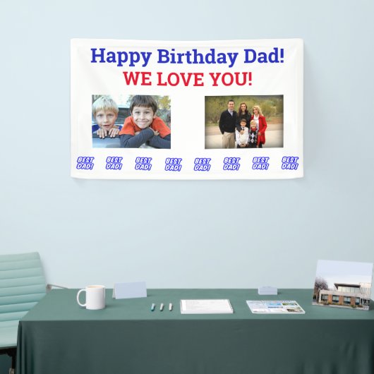 誕生日パパワールドの最高のEver Kidsの写真 横断幕 (トレードショー)