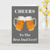 誕生日パパワールド最高のズEver Beer応援 カード (黄色い花)