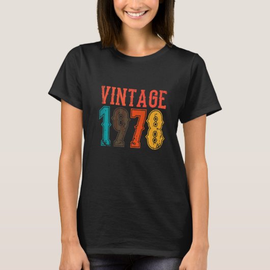 誕生日パパヴィンテージ1978 Tシャツ (正面)