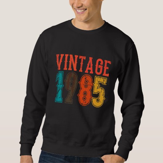 誕生日パパヴィンテージ1985 スウェットシャツ (正面)