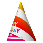 誕生日パパーソナライズされたーティー名カッコいいCute パーティーハット (右)
