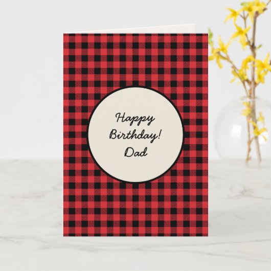 誕生日パパ用カードチャイルドレッツキャンピング カード (黄色い花)