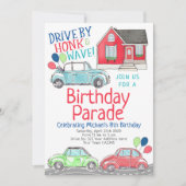 誕生日パレード 招待状 (正面)