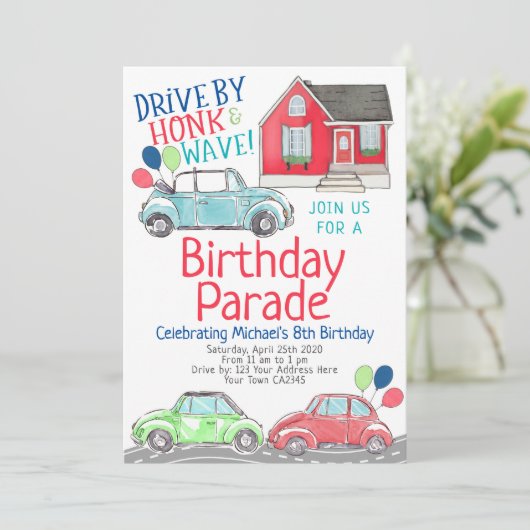 誕生日パレード 招待状 (スタンド正面)