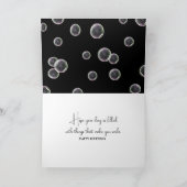 誕生日パンダベア入り泡風呂 カード (内部)