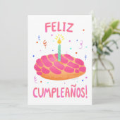 誕生日パンダルスコンチャスペインのインDIY 空白の 招待状 (スタンド正面)