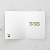 誕生日パンティー誕生日 カード (内部)