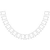 誕生日パーソナライズされたと愛国的な文房旗 バンティングフラッグ (全)