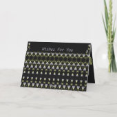 誕生日パーソナライズされたカード カード (裏面)