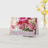 誕生日パーソナライズされたカード – シャビーシックブーケ カード (黄色い花)