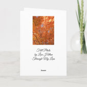 誕生日パーソナライズされたカード |紅葉 カード (裏面)