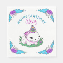 誕生日パーソナライズされたガールアクソロトルをテーマにした