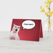 誕生日パーソナライズされたキャットカード「29枚また？」 カード (黄色い花)